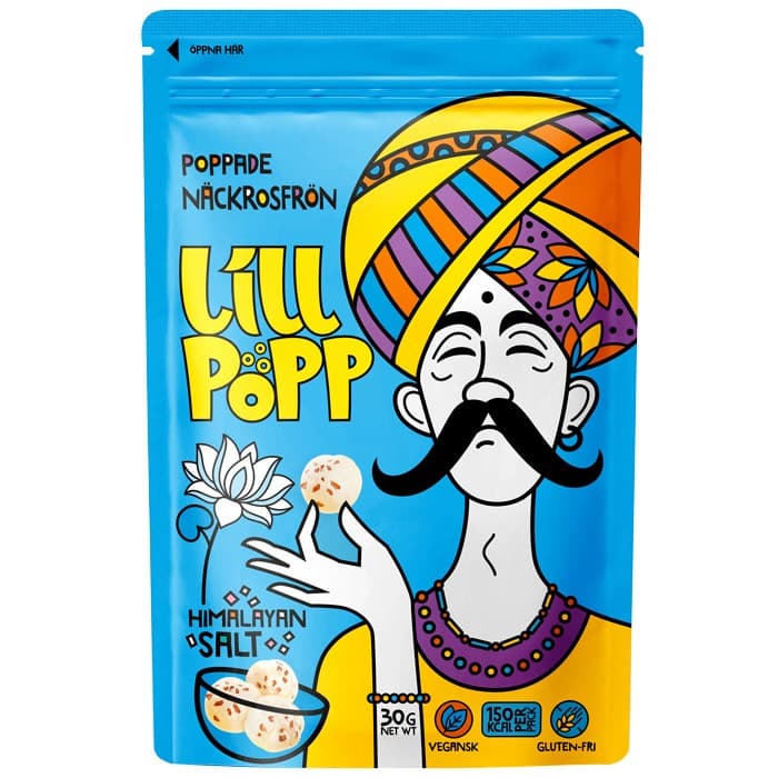 Lill Pop Poppade Näckrosfrön Himalayan Salt 30g – från Lill Popp – 37 kr – hos Delitea