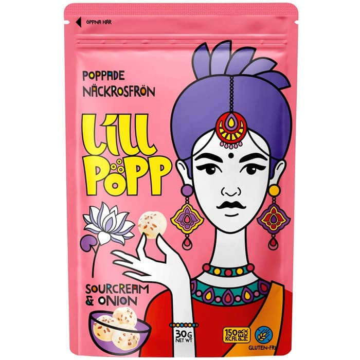 Lill Popp Sour Cream & Onion 30g – från Lill Popp – 37 kr – hos Delitea