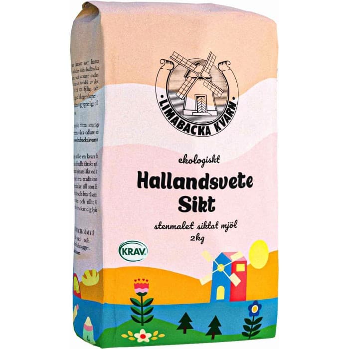 Limabacka Kvarn Hallandsvete Sikt 2kg – från Limabacka Kvarn – 69 kr – hos Delitea