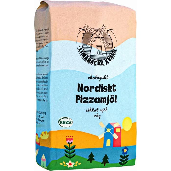 Limabacka Kvarn Nordiskt Pizzamjöl 2kg – från Limabacka Kvarn – 59 kr – hos Delitea