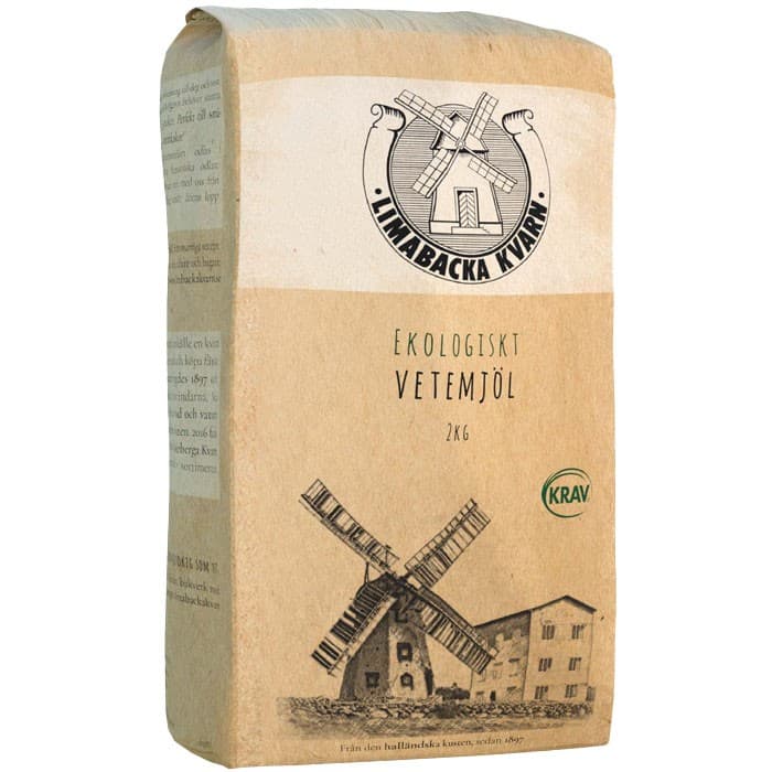 Limabacka Kvarn Vetemjöl 2kg – från Limabacka Kvarn – 54 kr – hos Delitea