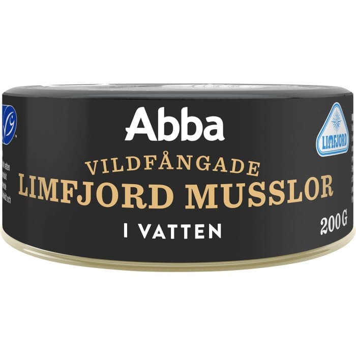 Limfjord Musslor i Vatten Naturell 200g från Limfjord - ABBA – köp hos Delitea