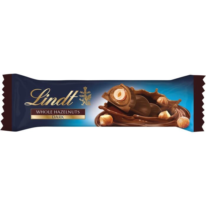Lindt Bar Dark Hazelnut 35g – från Lindt – 20 kr – hos Delitea