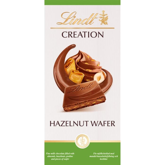 Lindt CREATION Hazelnut Wafer 150g från Lindt – köp hos Delitea