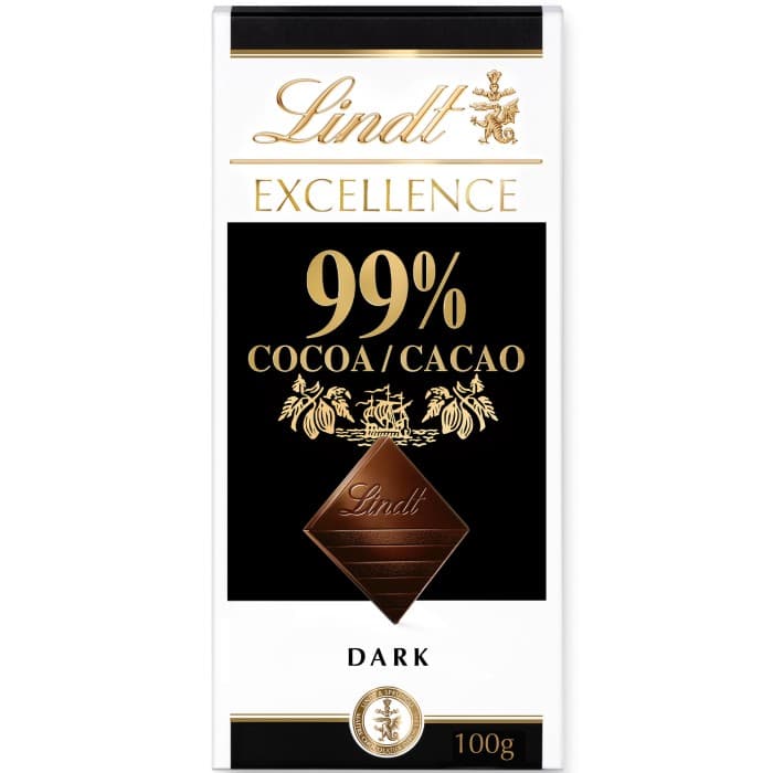 Lindt EXCELLENCE 99% Kakao Mörk Choklad 50g – från Lindt – 52 kr – hos Delitea