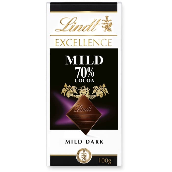 Lindt EXCELLENCE Mild 70% 100g – från Lindt – 44 kr – hos Delitea