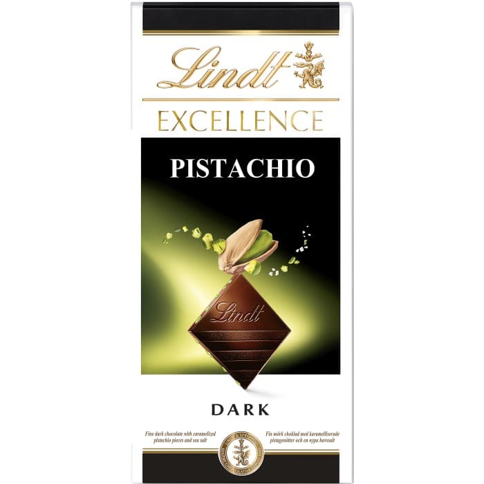 Lindt EXCELLENCE Pistage Mörk Choklad 100g från Lindt – köp hos Delitea