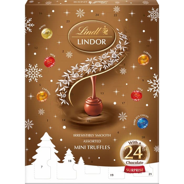 Lindt LINDOR Calendar Assorted 117g