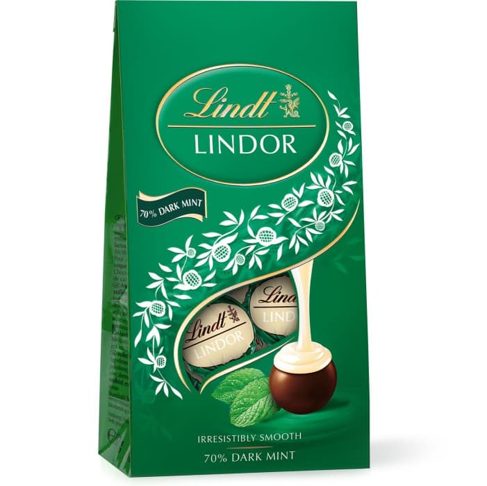 Lindt LINDOR Dark Mint 137g