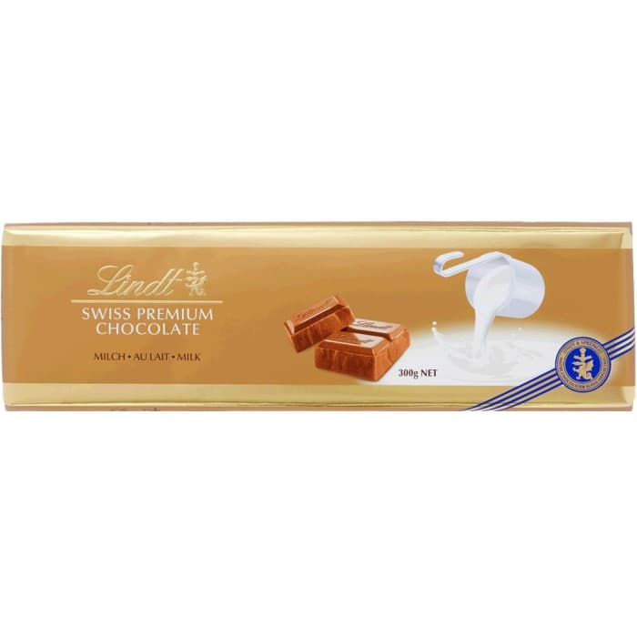 Lindt SWISS PREMIUM Mjölkchoklad 300g – från Lindt – 99 kr – hos Delitea
