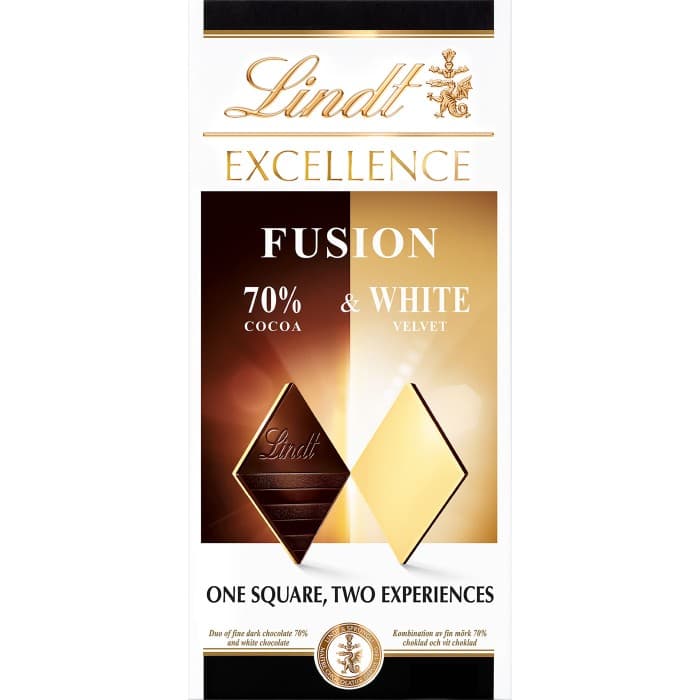 Lindt White Excellence Fusion 70% 100g – från Lindt – 44 kr – hos Delitea