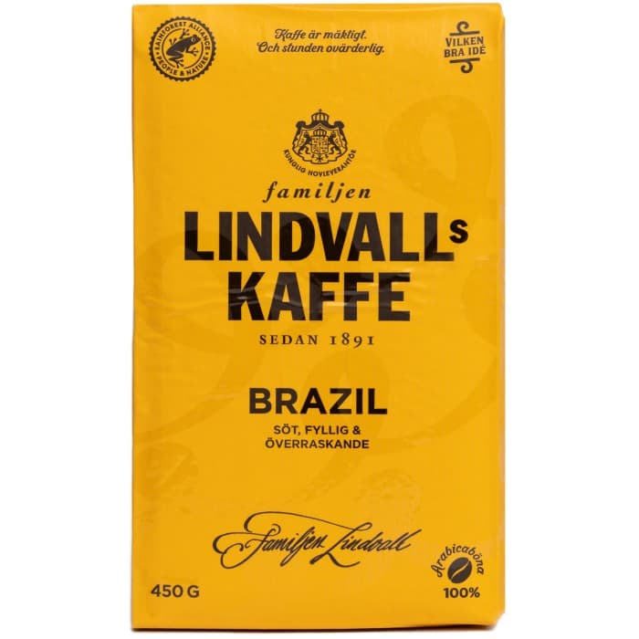 Lindvalls Kaffe Brazil 450g – från Lindvalls Kaffe – 75 kr – hos Delitea