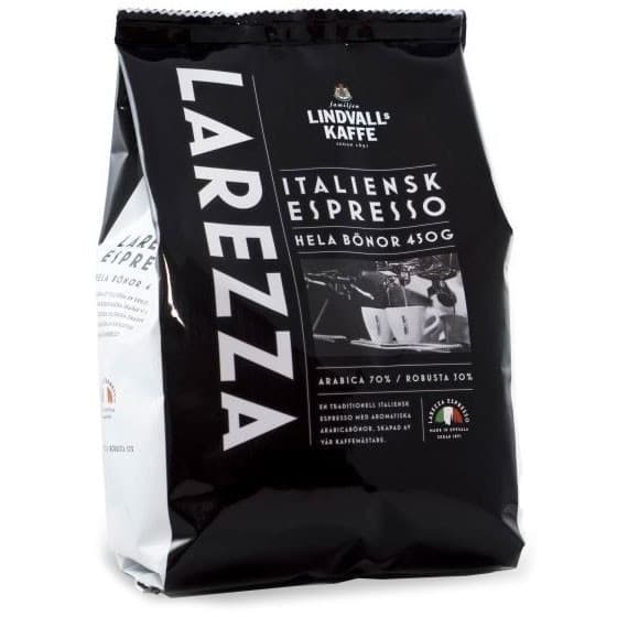 Lindvalls Kaffe Larezza Espresso Hela Bönor 450g