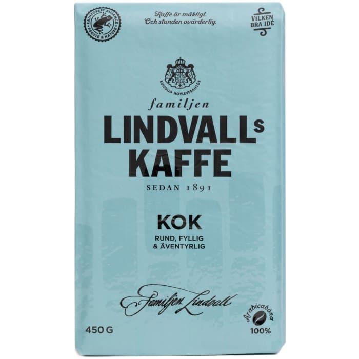 Lindvalls Kaffe Mellanrost Kok 450g – från Lindvalls Kaffe – 79 kr – hos Delitea