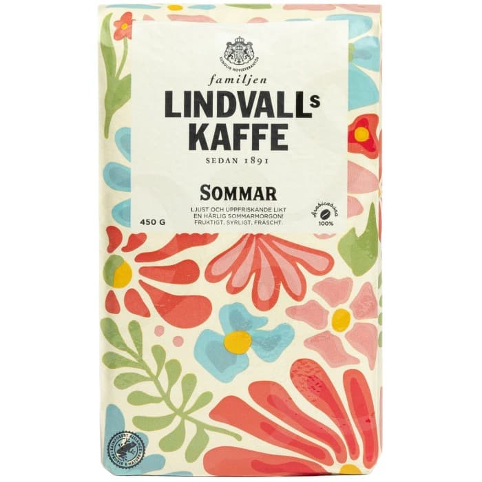 Lindvalls Sommarkaffe Bryggmalet 450g – från Lindvalls Kaffe – 90 kr – hos Delitea
