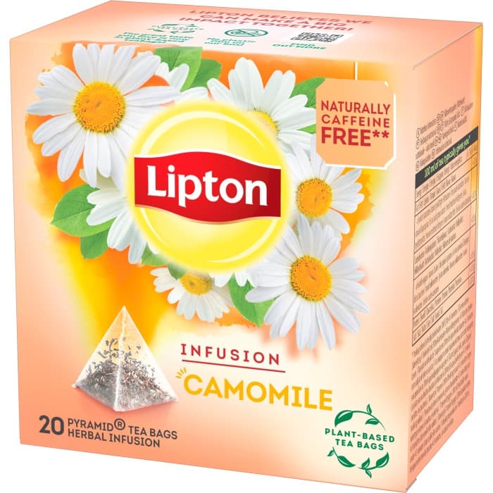 Lipton Camomile Infusion Pyramid Tepåsar 20-pack – från Lipton – 19 kr – hos Delitea