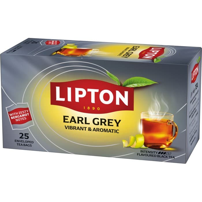 Lipton Earl Grey Tepåsar 25-pack