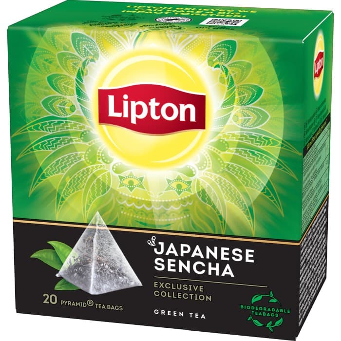 Lipton Green Tea Sencha Tepåsar 20-pack