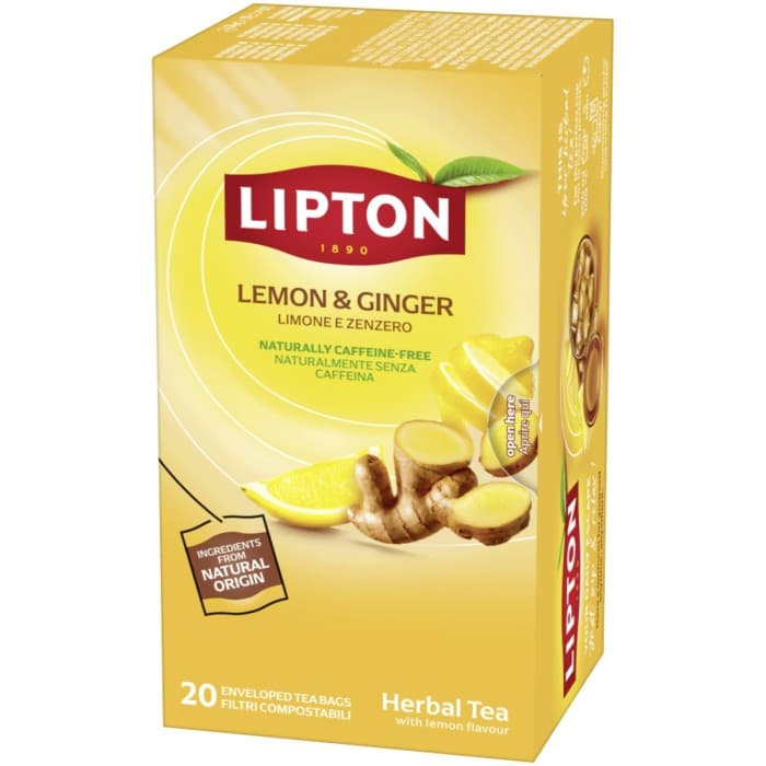 Lipton Örtte Citron & Ingefära 20-pack – från Lipton – 26 kr – hos Delitea