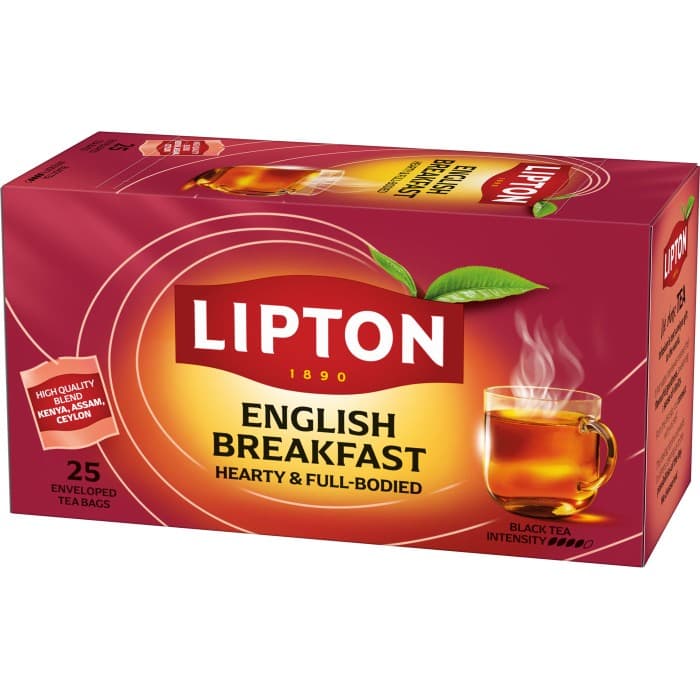 Lipton Te English Breakfast Tepåsar 25-pack från Lipton – köp hos Delitea