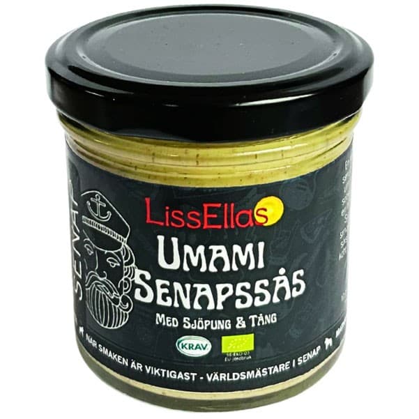 LissEllas Umami Senapssås med Sjöpung & Tång 150g