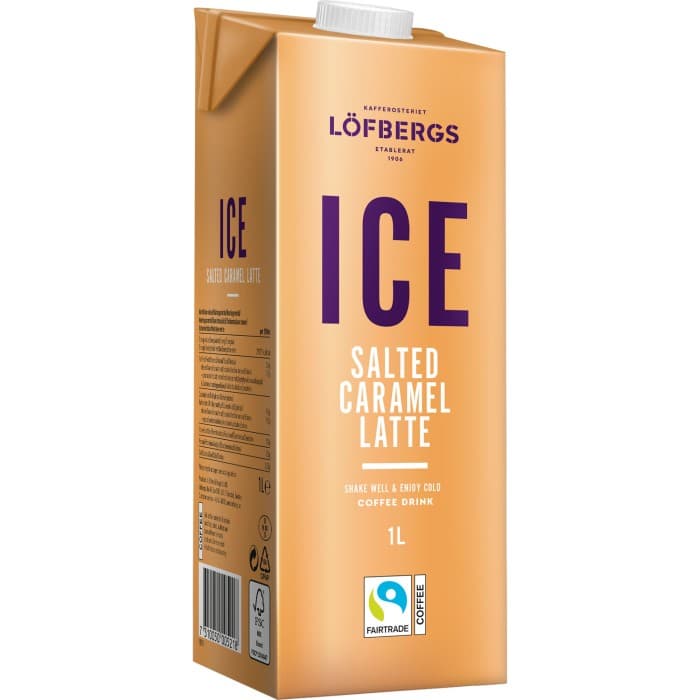 Löfbergs ICE Salted Caramel Latte 1L – från Löfbergs – 43 kr – hos Delitea