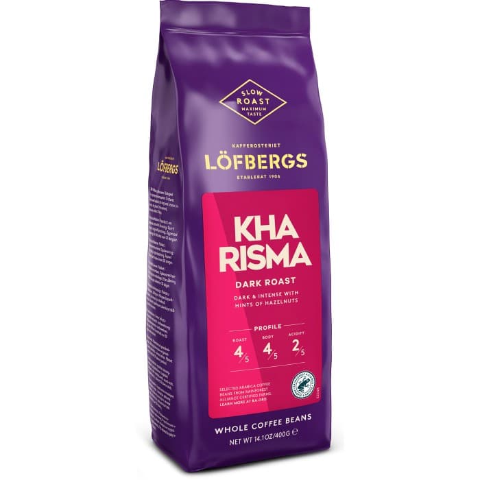 Löfbergs Kaffe Kharisma Hela Bönor 400g – från Löfbergs – 78 kr – hos Delitea