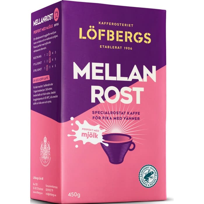 Löfbergs Kaffe Mellanrost 450g