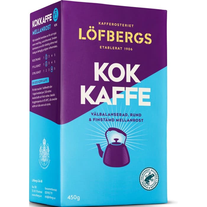 Löfbergs Kaffe Mellanrost Kok 450g – från Löfbergs – 89 kr – hos Delitea