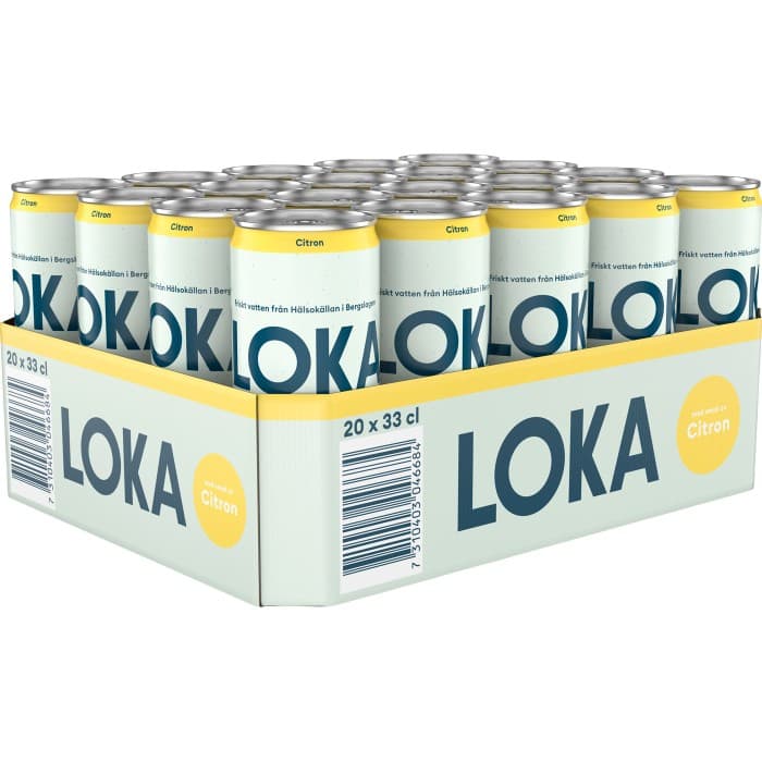 Loka Citron Sleek Burk 20x33cl