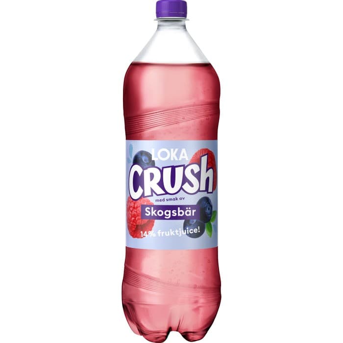 Loka Crush Skogsbär PET 1,4L – från LOKA – 24 kr – hos Delitea