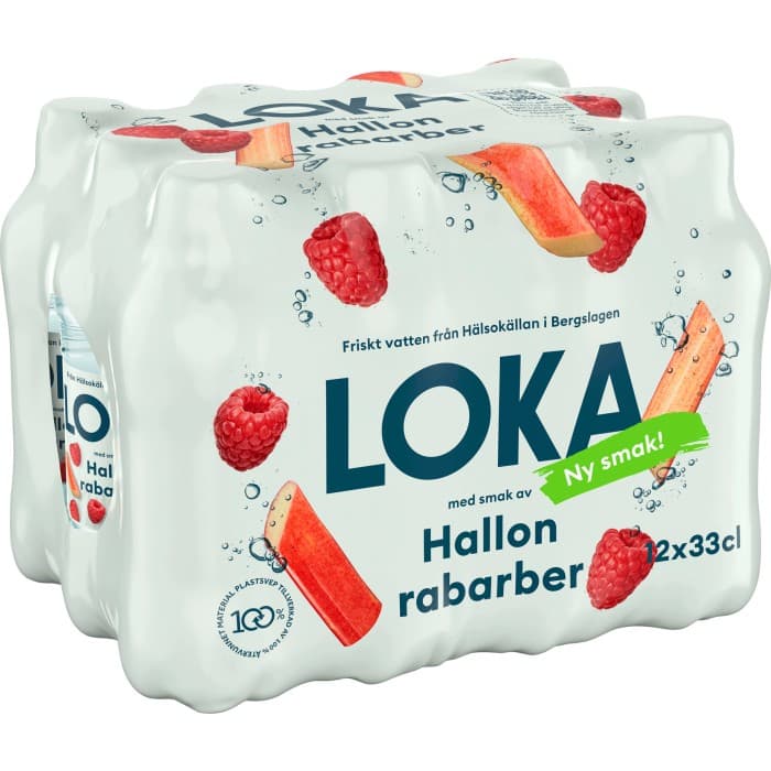 Loka Hallon & Rabarber PET-flaska 12x33cl från LOKA – köp hos Delitea