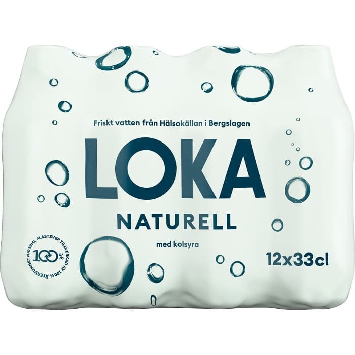 Loka Naturell PET-flaska 12x33cl från LOKA - köp hos Delitea