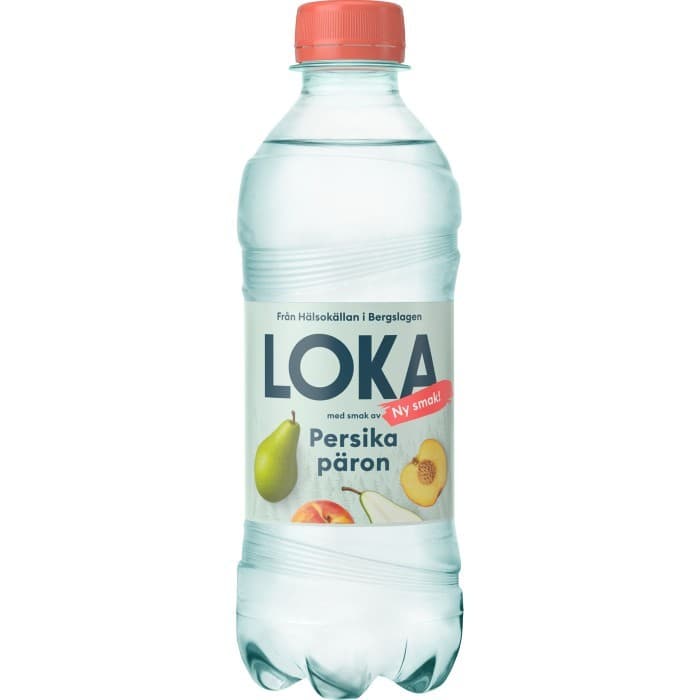 Loka Persika & Päron PET-flaska 33cl
