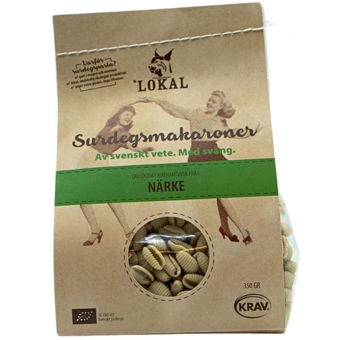 LOKAL Svensk Surdegsmakaroner Vete 350g från LOKAL – köp hos Delitea