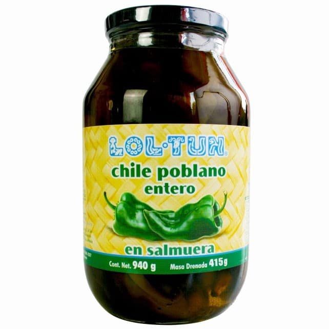 Lol-tun Poblano Chili (Hela) 940g