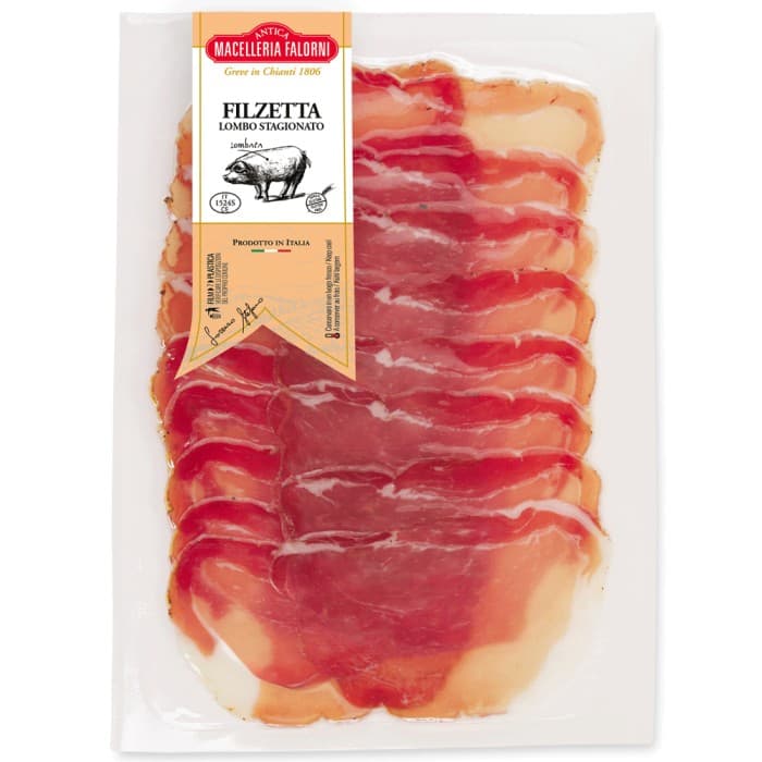 Macelleria Falorni Lombo-Filzetta 100g – från Macelleria Falorni – 79 kr – hos Delitea