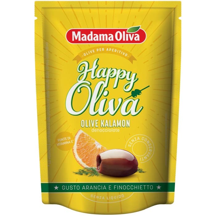 Madama Oliva Happy Oliva Kalamon Apelsin/Fänkål 80g