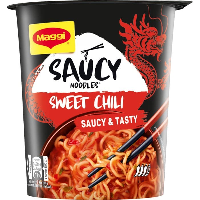 Maggi Nudlar Saucy Sweet Chili 75g