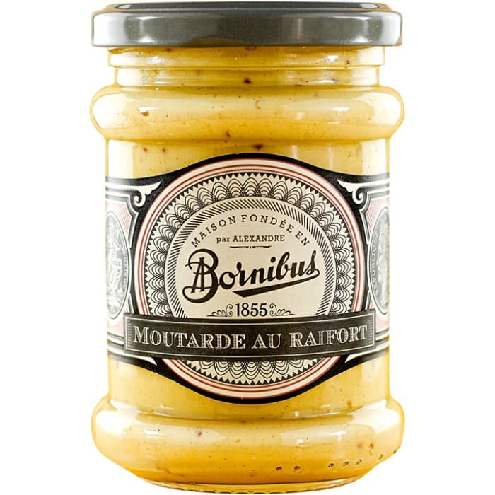 Maison Bornibus Moutarde au Raifort Pepparrotssenap 250g