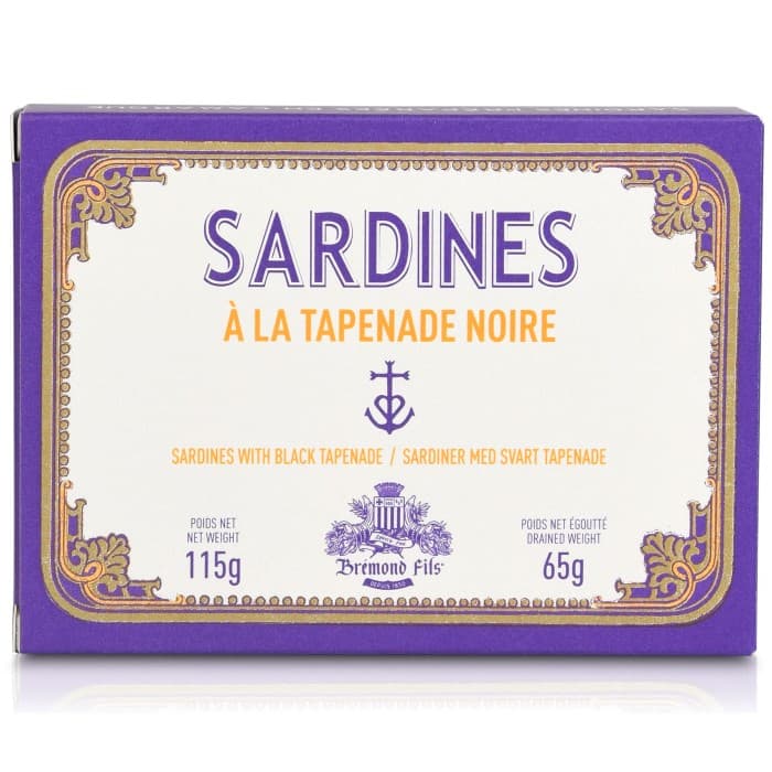 Maison Brémond Sardiner med Svart Tapenade 115g från Maison Brémond 1830 – köp hos Delitea