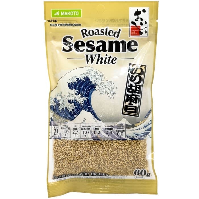 Makoto Roasted Sesame White 60g – från Makoto – 29 kr – hos Delitea