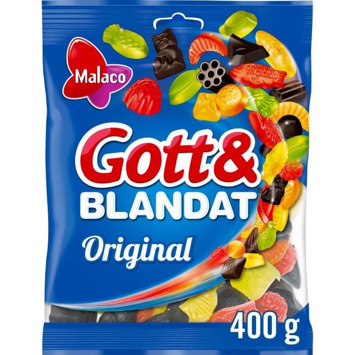 Malaco Gott & Blandat Original 400g – från Malaco – 40 kr – hos Delitea