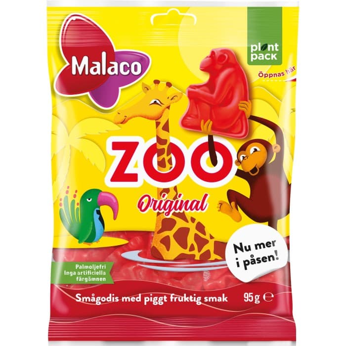 Malaco Zoo 95g – från Malaco – 15 kr – hos Delitea