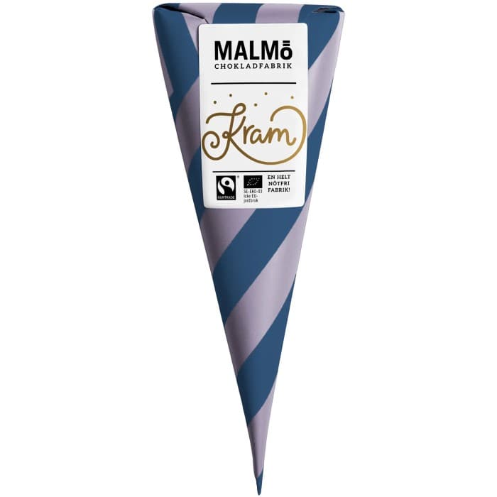 Malmö Chokladfabrik Kram (Blåbär & Hallon) 50% 90g – från Malmö Chokladfabrik – 81 kr – hos Delitea