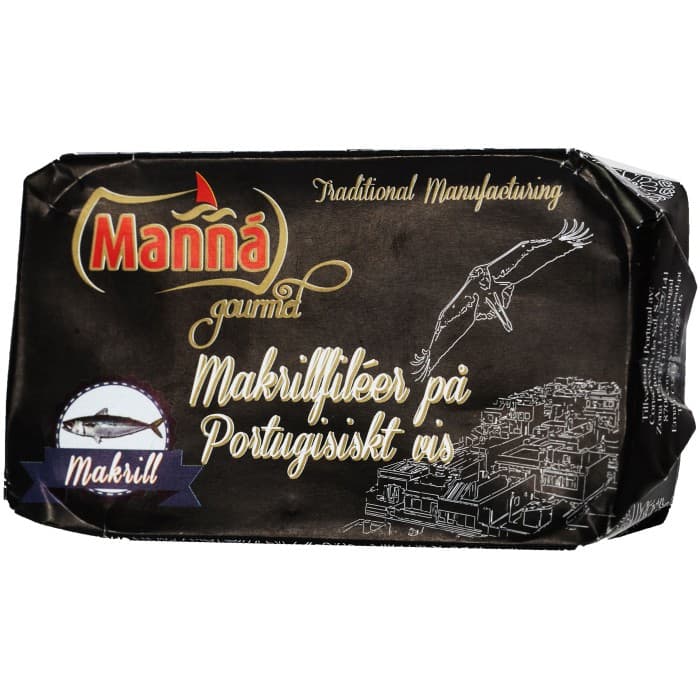Manná Makrillfiléer på Portugisiskt vis 120g från Manná – köp hos Delitea