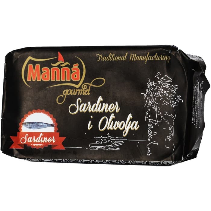 Manná Sardiner i Olivolja 120g från Manná – köp hos Delitea