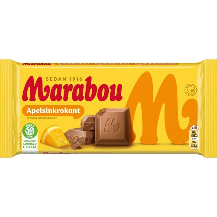 Marabou Apelsinkrokant 200g – från Marabou – 46 kr – hos Delitea