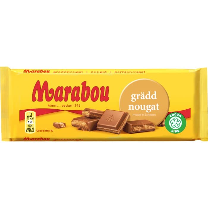 Marabou Gräddnougat 100g – från Marabou – 29 kr – hos Delitea