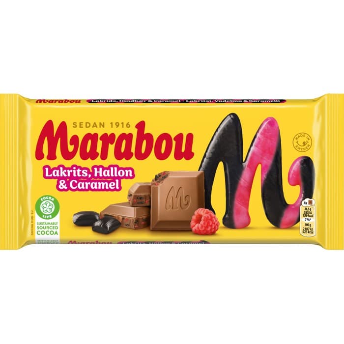 Marabou Hallon Lakrits Caramell 185g – från Marabou – 45 kr – hos Delitea